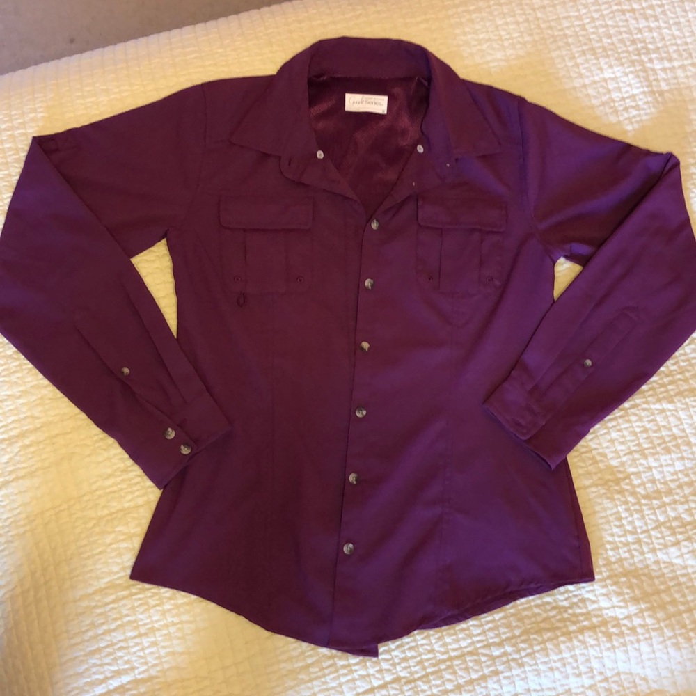 Gander Mountain Button Down Shirt - Dark Magenta